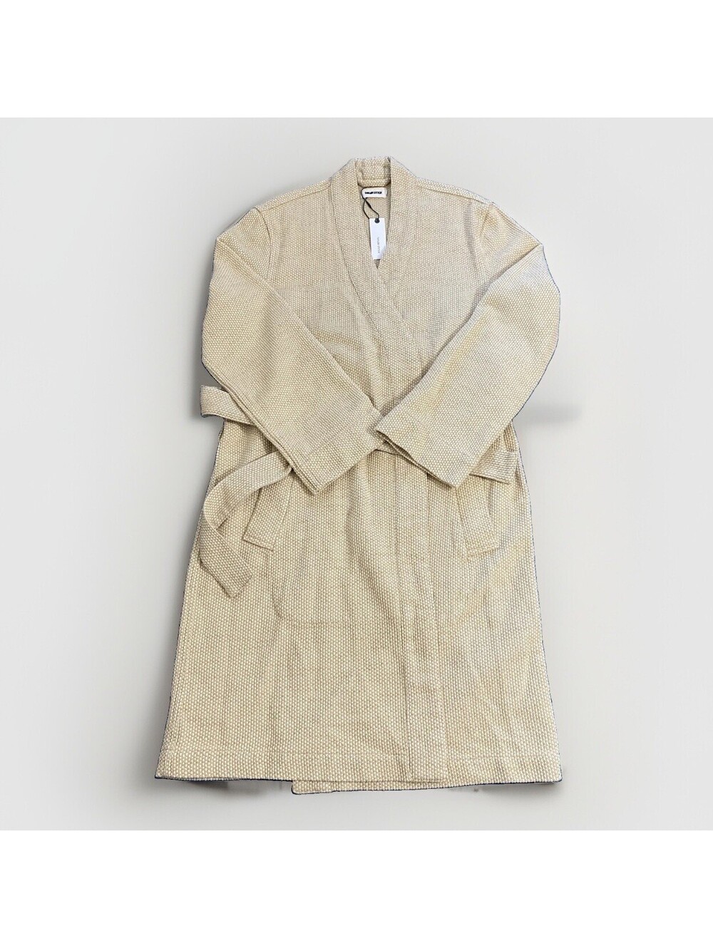 Taylor Stitch NWT Aprés Robe in Natural Sashiko 100% Oragnic Cotton - Small